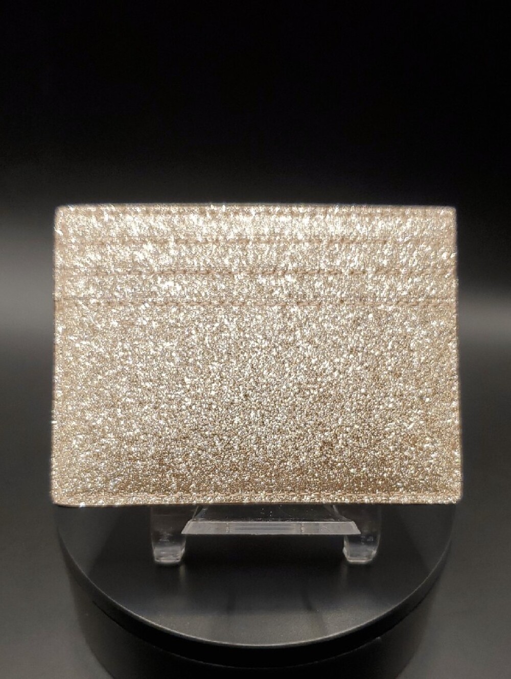 Kate Spade Metallic Gold Glitter Card Holder - Picture 3 of 8